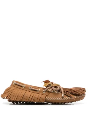 13 09 SR fringed leather loafers