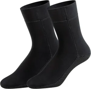 3mm Neoprene Socks, Wetsuit Booties Cold Water Swimming Boots for Women Men Open Water Swimming Diving Surfing