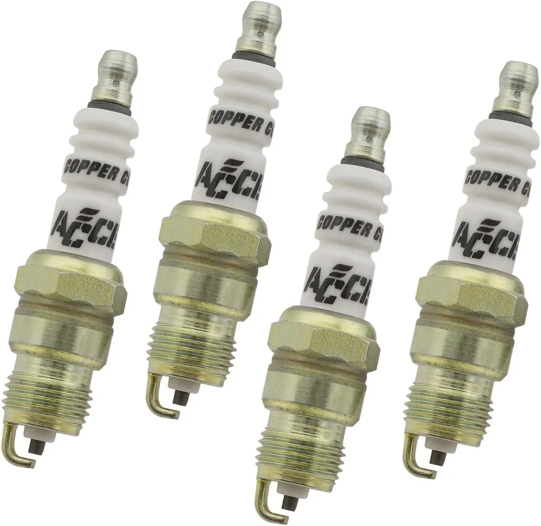 ACCEL 0574S-4 Shorty Copper Core Spark Plug, (Pack of 4)