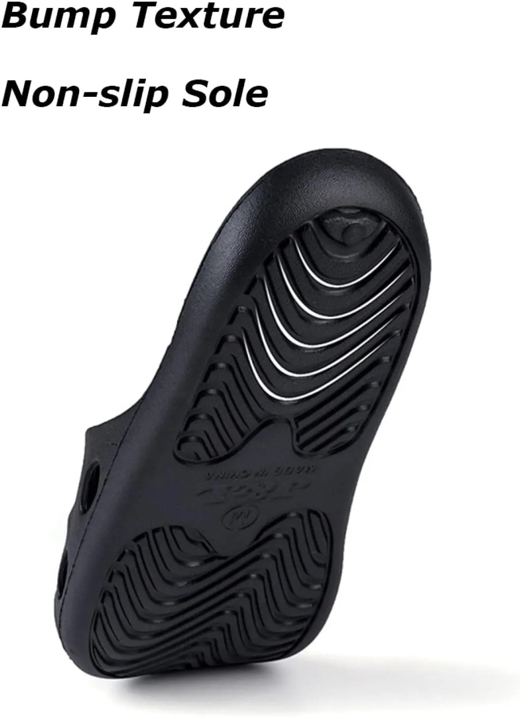 Acupoint Massage Slippers Shoes,Foot Massage Slippers, Non-Slip Soft Bottom Sandals, Black, 35-36,Relief Fasciitis Sandals Slippers