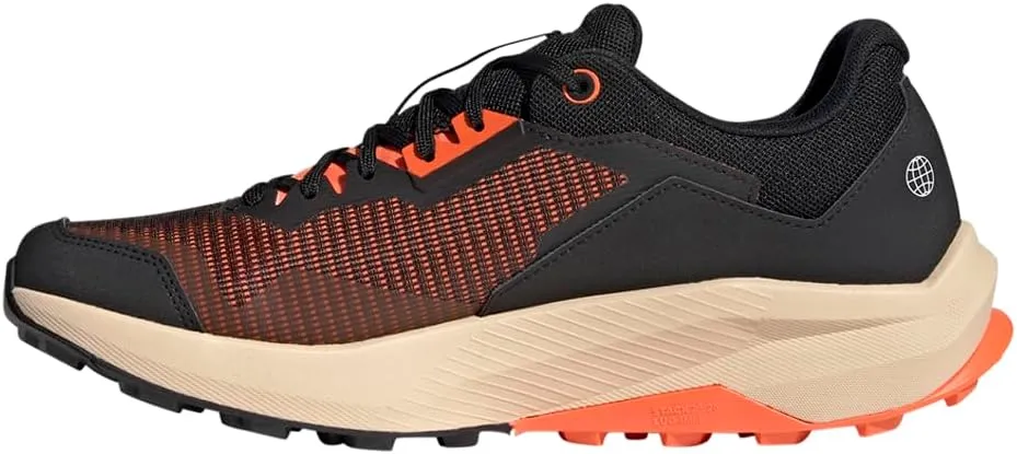 adidas Mens Terrex Trailrider Trail Running Sneakers Shoes - Black
