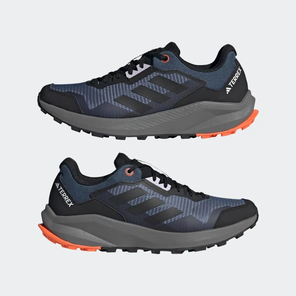 adidas Mens Terrex Trailrider Trail Running Sneakers Shoes - Black