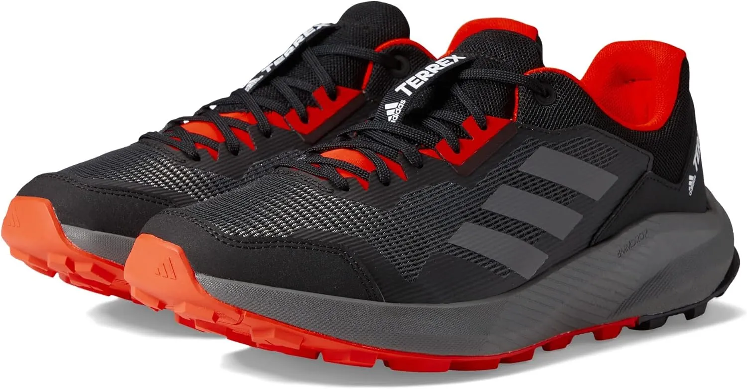 adidas Mens Terrex Trailrider Trail Running Sneakers Shoes - Black