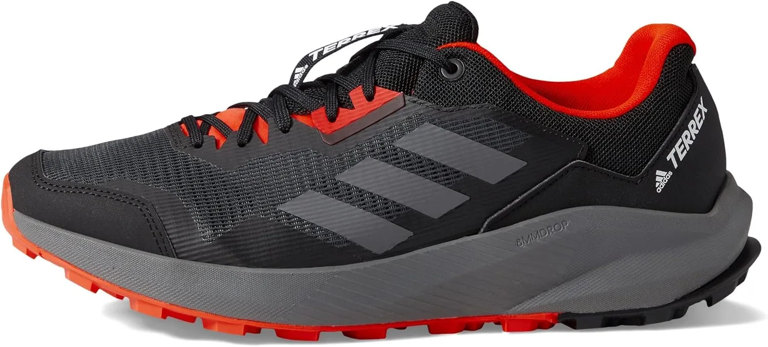 adidas Mens Terrex Trailrider Trail Running Sneakers Shoes - Black