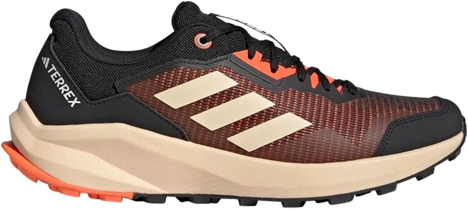 adidas Mens Terrex Trailrider Trail Running Sneakers Shoes - Black