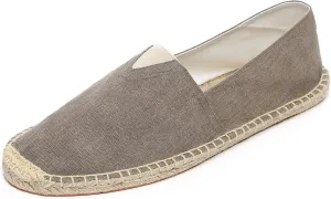 Altxic Men's Closed Toe Comfortable Canvas Slip on Flat Espadrilles