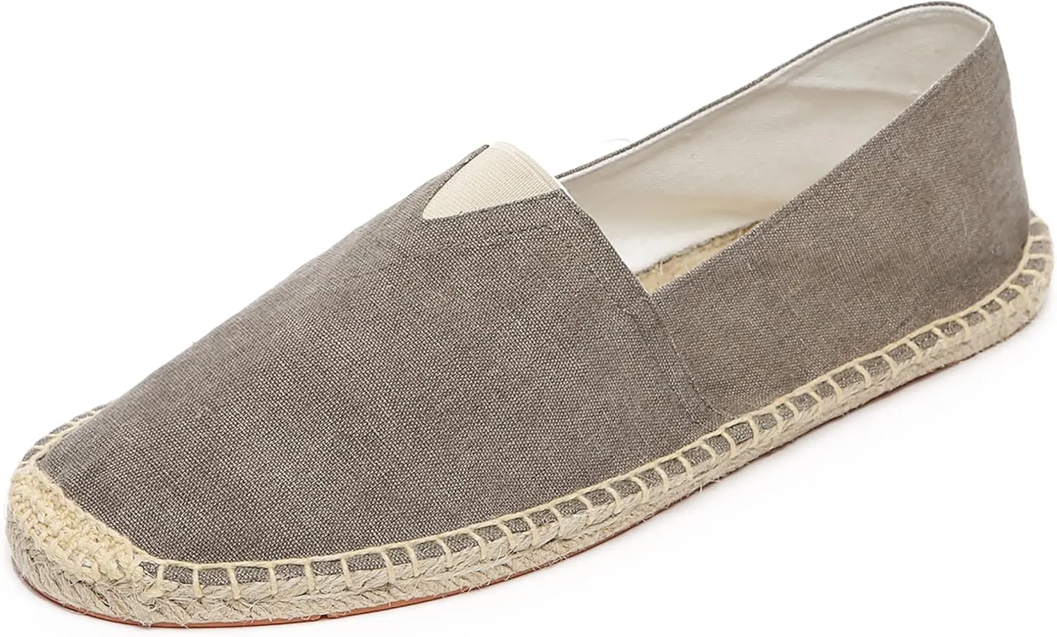 Altxic Men's Closed Toe Comfortable Canvas Slip on Flat Espadrilles