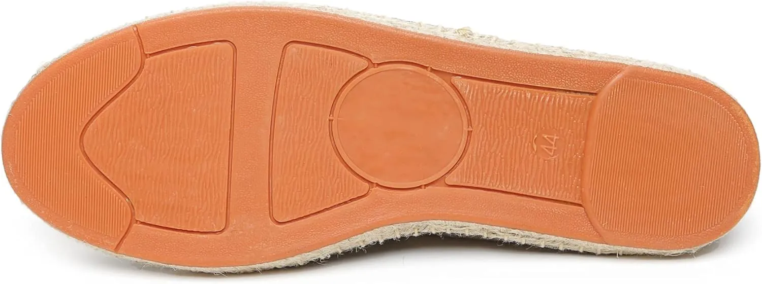 Altxic Men's Closed Toe Comfortable Canvas Slip on Flat Espadrilles