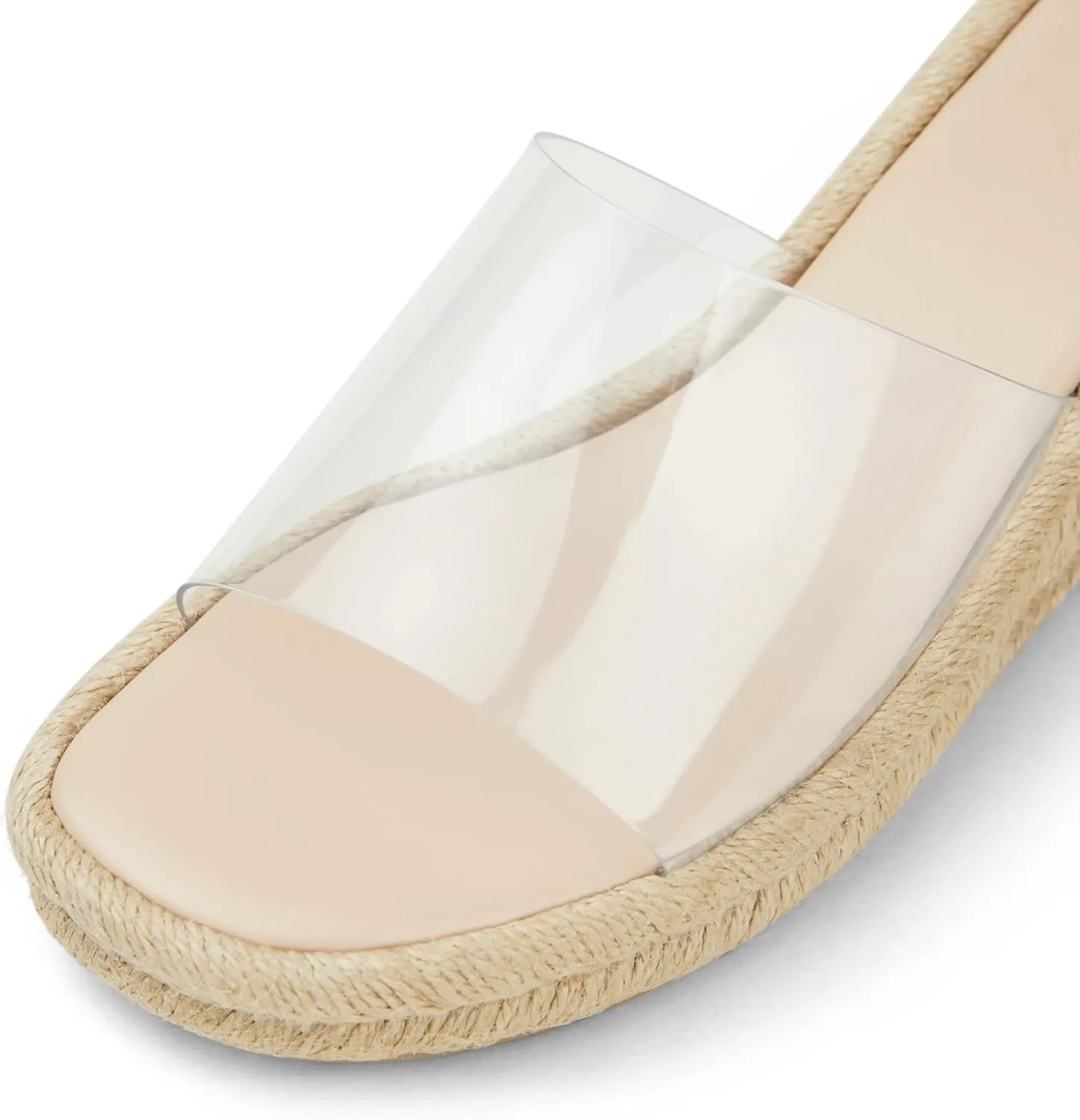 Arromic Women's Espadrilles Wedge Platform Sandals Comfortable Slip On Slides for Women Summer Beach Casual Outdoor Dress Heels Shoes