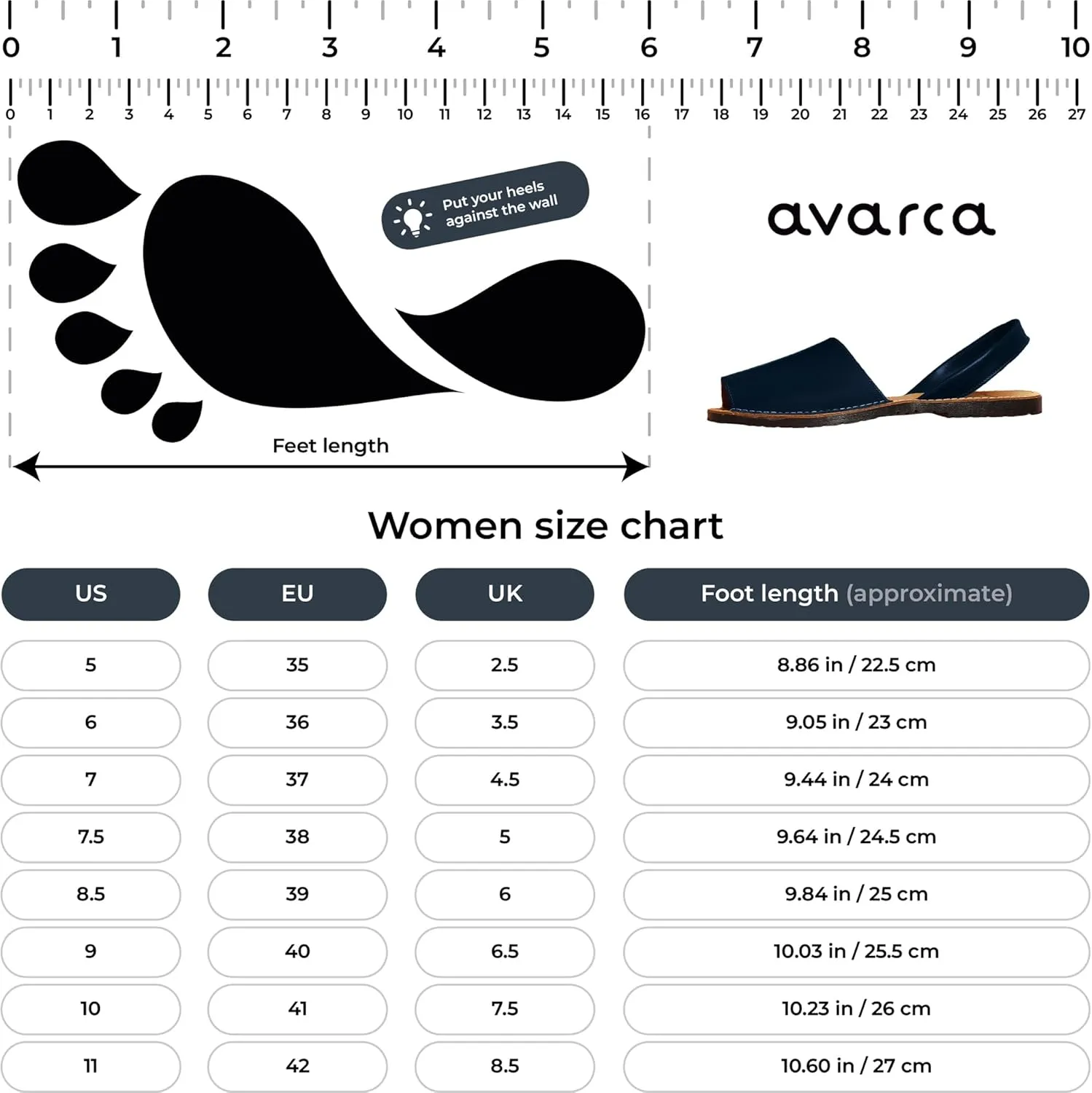 Avarca Leather Flat Sandals for Women - Made in Spain - Peep Toe Womens Sandals, Perfect Beach Essentials - Comfortable Spanish Women's Shoes for Every Occasion, Handmade Slingback Shoes