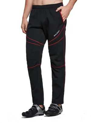 baleaf Men's Fleece Pants Winter Cycling Pants Mountain Bike Clothing Thermal Cold Weather Running Gear