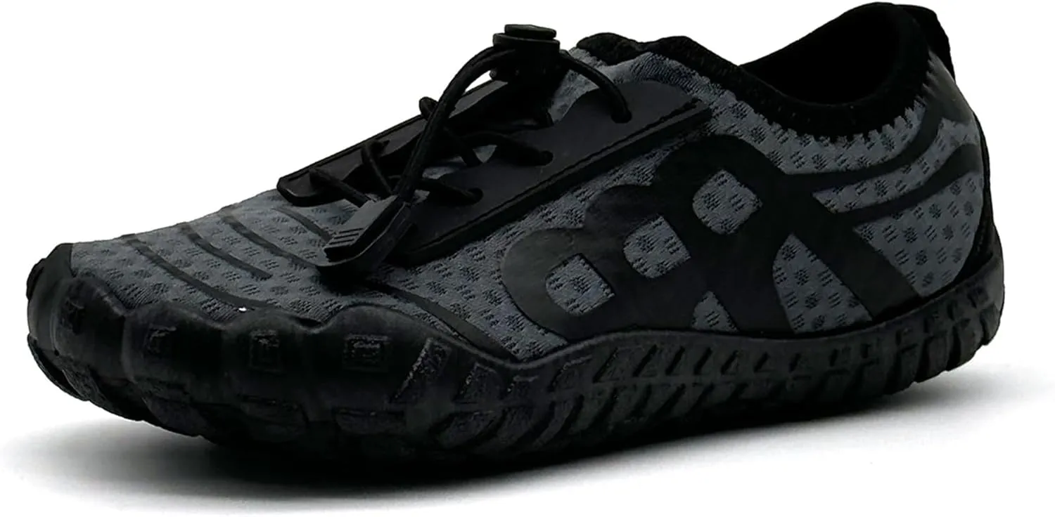 Barefoot Shoes for Women & Men - Minimalist Hiking/Trail Running Footwear with Wide Toe Box | Zero Drop Lightweight Breathable Quick-Dry Outdoor Sneakers (Size 3.5-11)