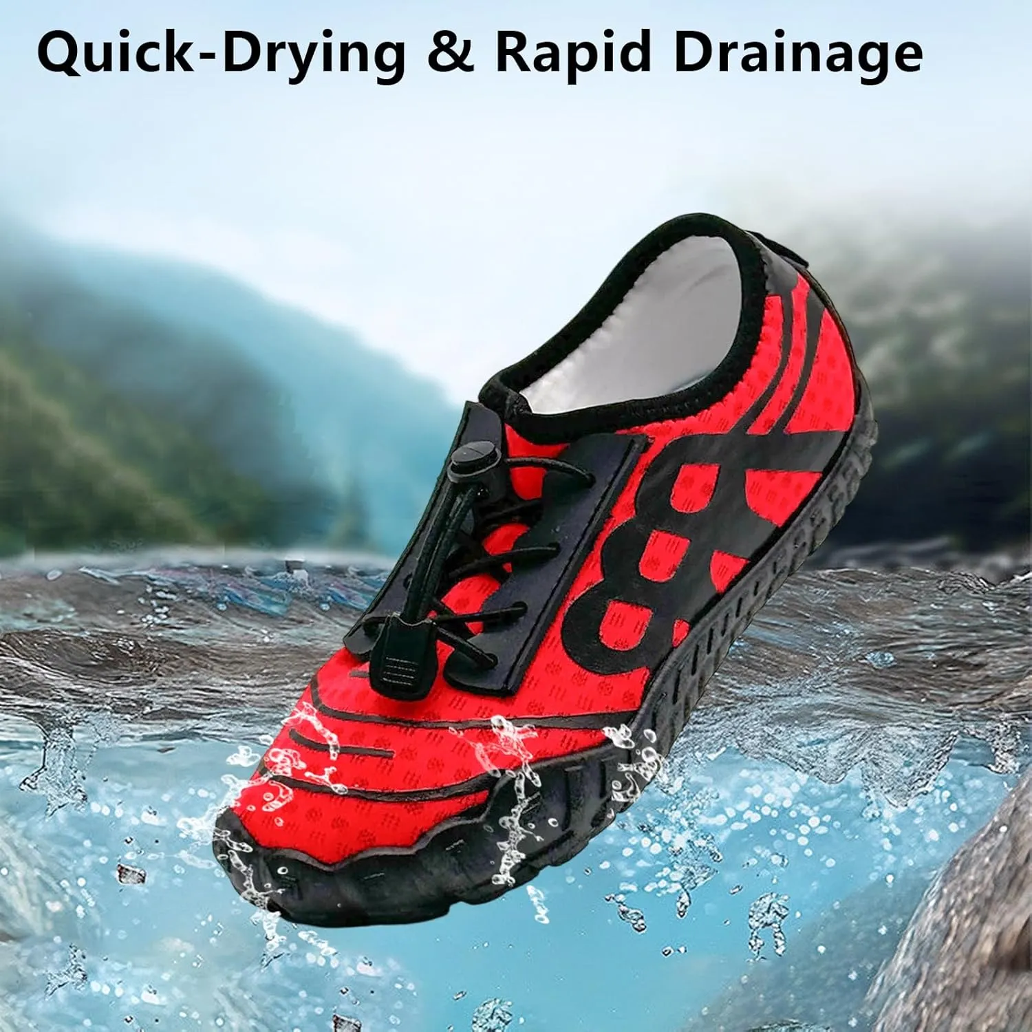 Barefoot Shoes for Women & Men - Minimalist Hiking/Trail Running Footwear with Wide Toe Box | Zero Drop Lightweight Breathable Quick-Dry Outdoor Sneakers (Size 3.5-11)