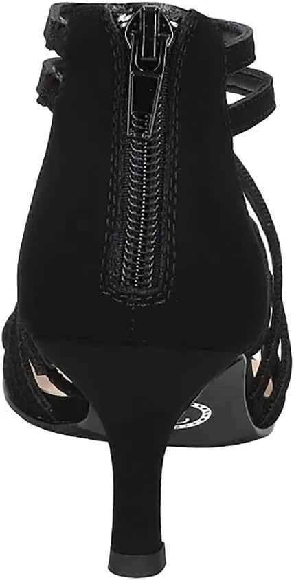 Bella Vita Womens Karlette Faux Suede Slip On Strappy Sandals