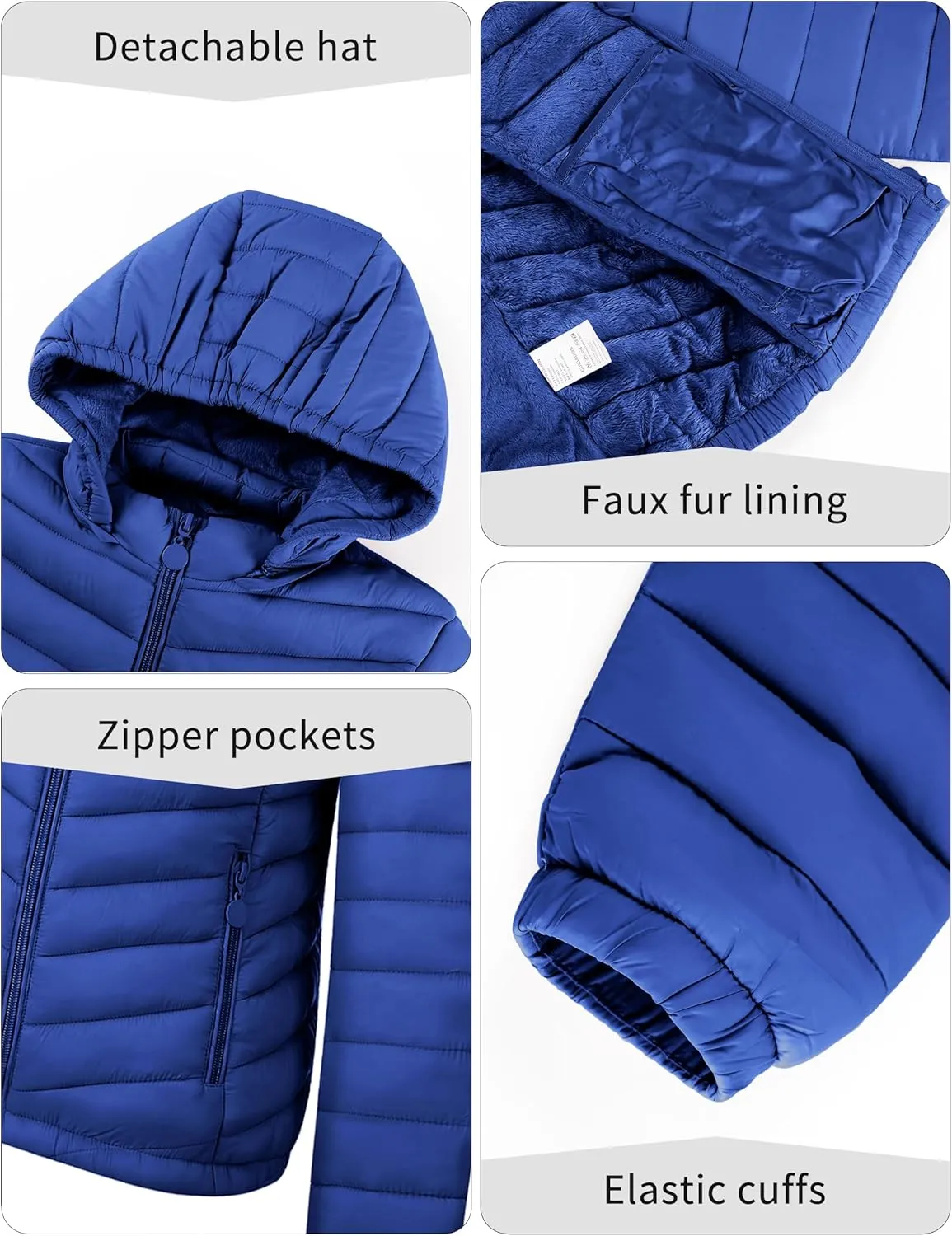 Bellivera Women's Quilted Lightweight Jacket Puffer Coat Women Bubble for Spring and Winter