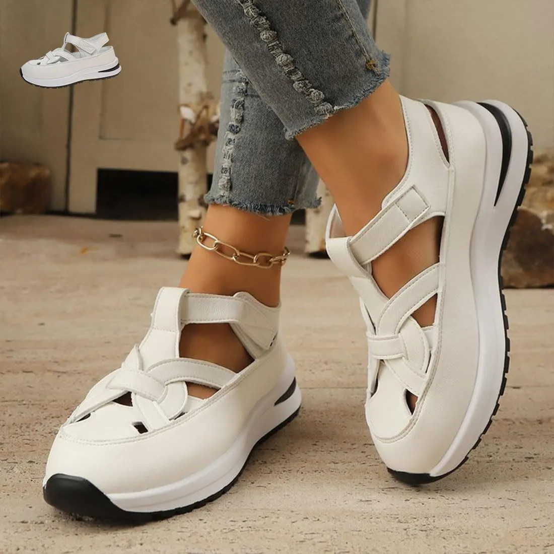 Bomre Shoes, 2025 New Bomre Aveta Orthopedic Sandals, Arch Support Sandals, Summer Platform Wedge, Beach Boho Vacation