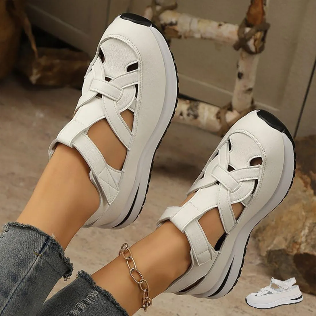 Bomre Shoes, 2025 New Bomre Aveta Orthopedic Sandals, Arch Support Sandals, Summer Platform Wedge, Beach Boho Vacation