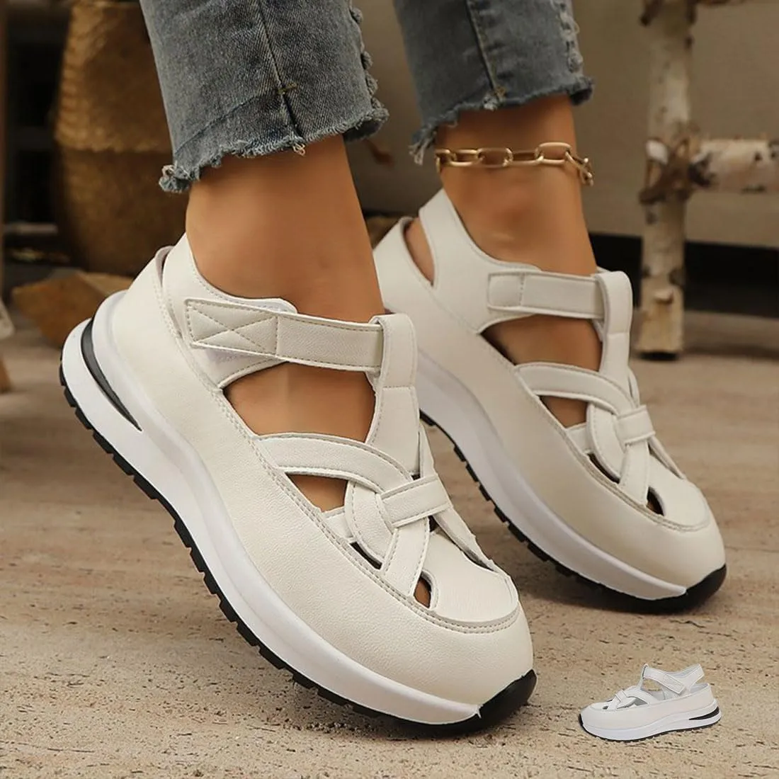 Bomre Shoes, 2025 New Bomre Aveta Orthopedic Sandals, Arch Support Sandals, Summer Platform Wedge, Beach Boho Vacation