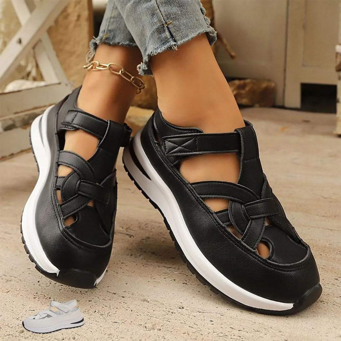 Bomre Shoes, 2025 New Bomre Aveta Orthopedic Sandals, Arch Support Sandals, Summer Platform Wedge, Beach Boho Vacation
