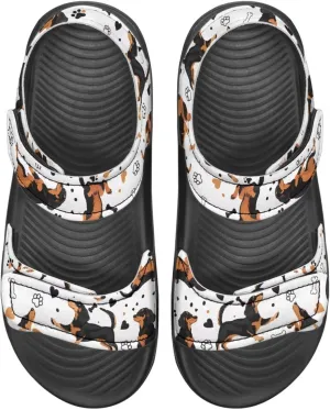 Boys Girls Sandals Cute Dachshund Print Kids Athletic Sport Sandals Open Toe Fashion Outdoor Hiking Shoes for Summer