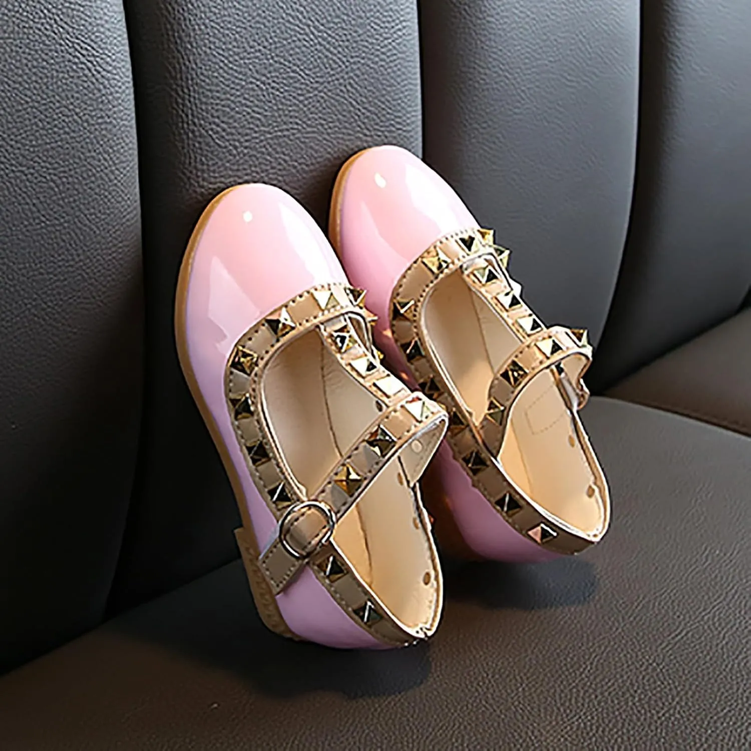 Breathable Shoes For Girl Dress Glitter Sequins Crystal High Heels Closed Toe Party Wedding Flower Shoes Children's Adjustable Back Strap Water Sandal