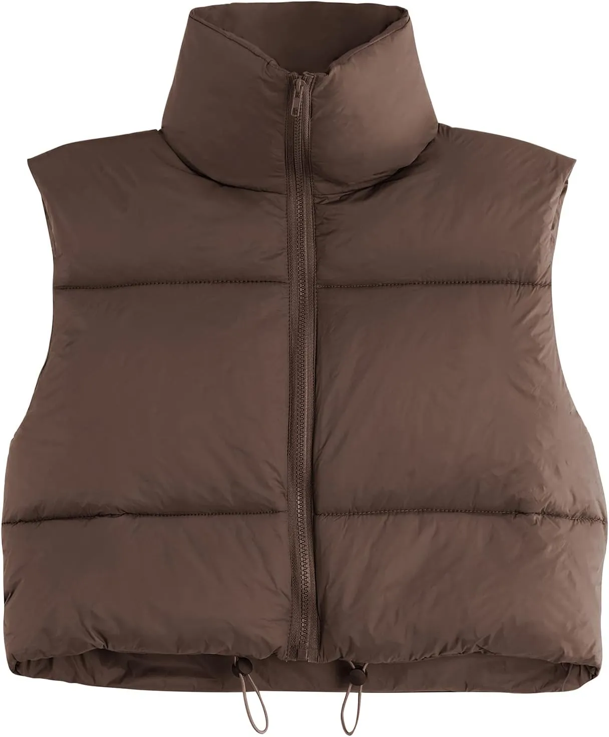 Century Star Cropped Puffer Vest Women's Outerwear Vests Puffy Sleeveless 2024 Quilted Christmas Vest Tops Jackets Coat Zip