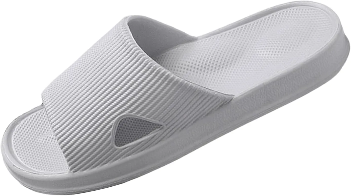 Cloud Slippers for Women Non Slip Quick Drying Shower Slides Versatile Slides Sandals Women's Flat Slippers