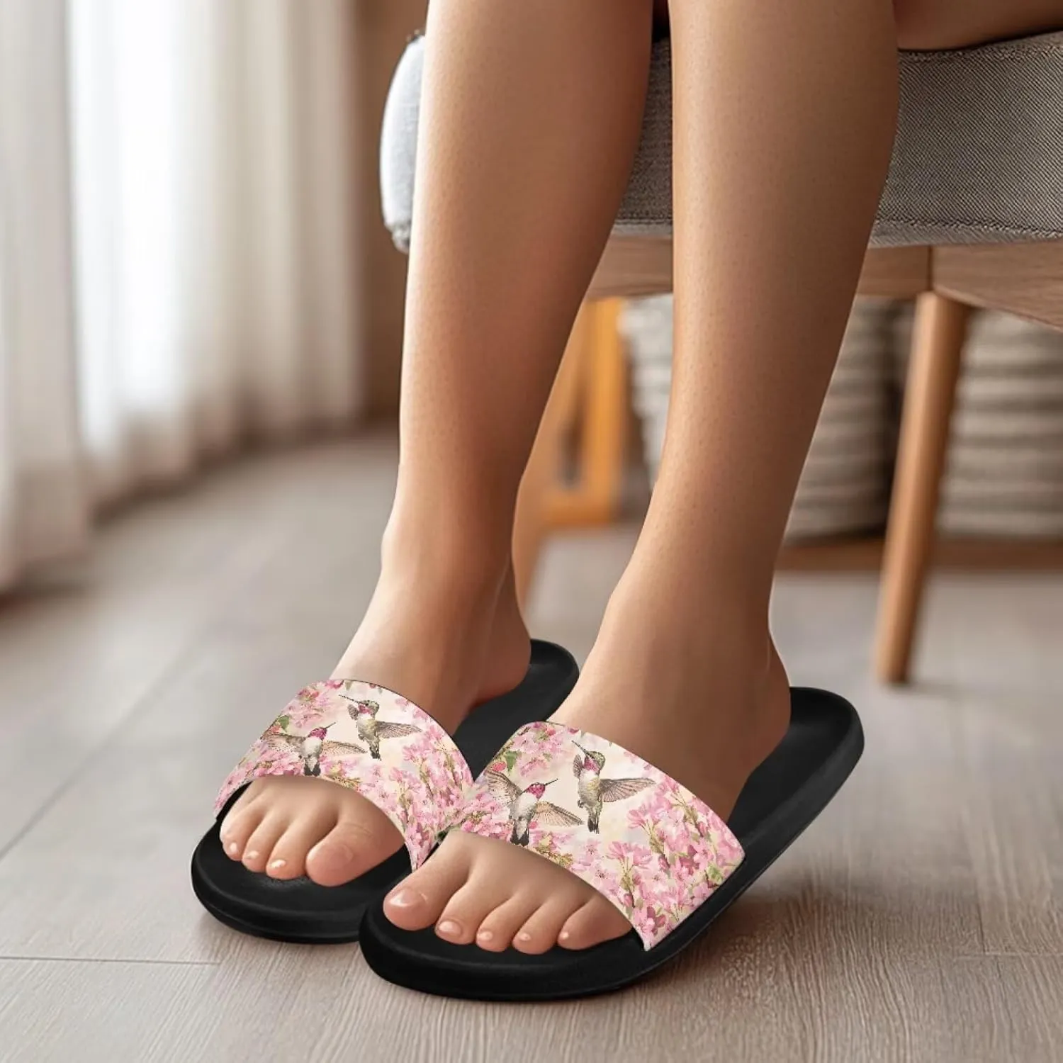 Coloranimal Slippers for Women Sandals Women Comfortable Slide Sandals with Non Slip Sole Fashion Lightweight Shower Shoes House Slippers