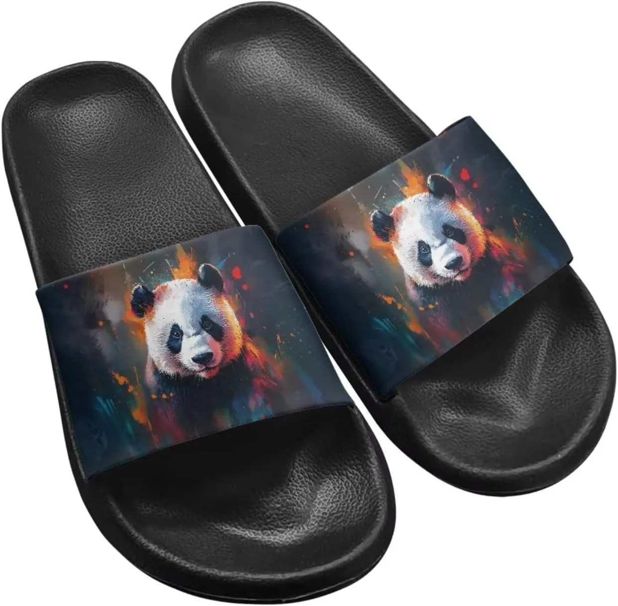 Coloranimal Slippers for Women Summer Beach Sandals House Slippers Shower Shoes Slide Sandals Women Non Slip Beach Shoes