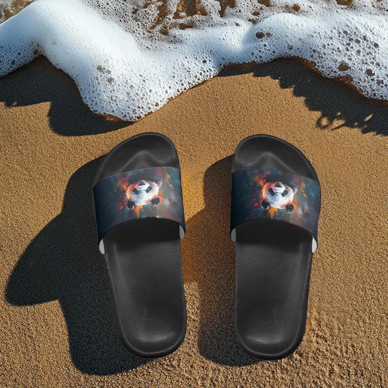 Coloranimal Slippers for Women Summer Beach Sandals House Slippers Shower Shoes Slide Sandals Women Non Slip Beach Shoes