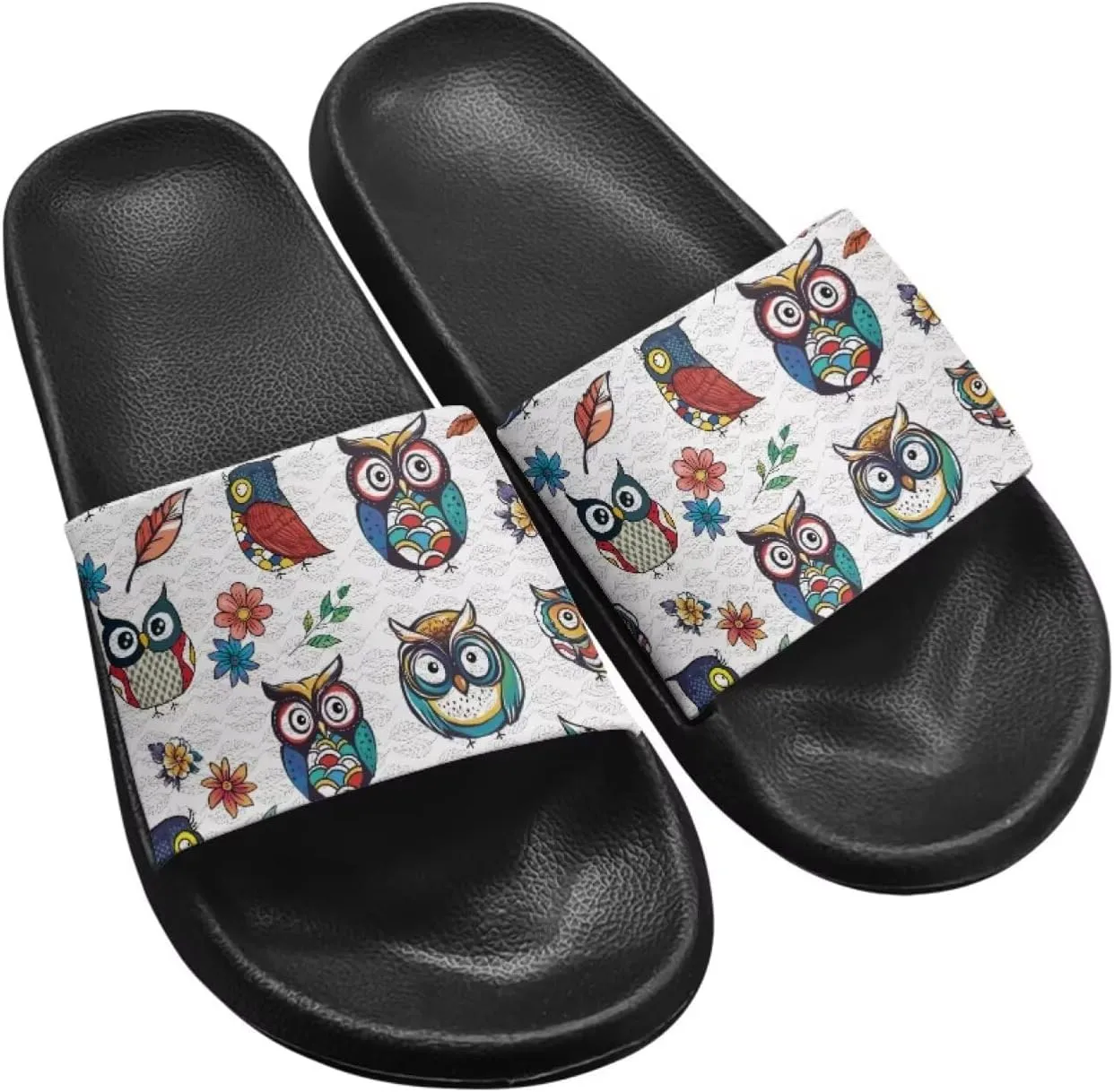 Coloranimal Slippers for Women Summer Beach Sandals House Slippers Shower Shoes Slide Sandals Women Non Slip Beach Shoes