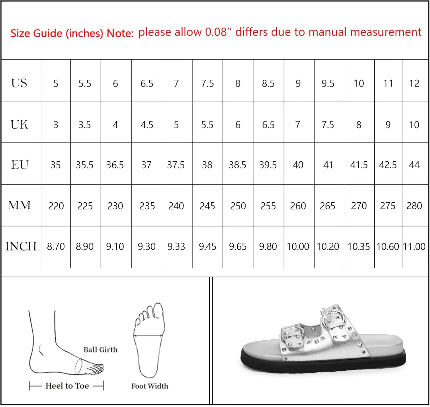 Comfortable Slide Sandals for Women Footbed Flat Sandals Casual Dressy Shoes