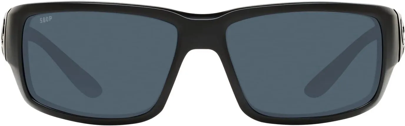 Costa Del Mar Men's Fantail Polarized Rectangular Sunglasses