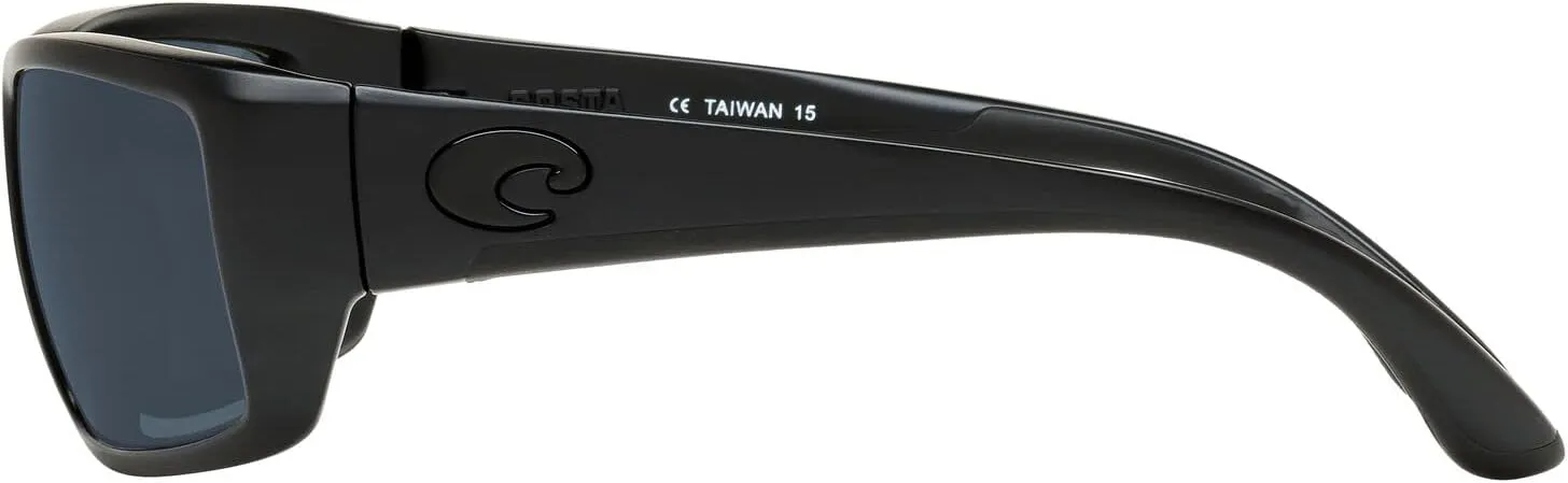 Costa Del Mar Men's Fantail Polarized Rectangular Sunglasses