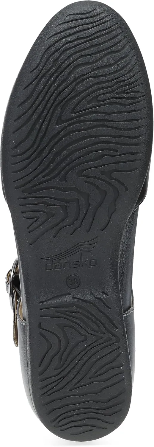 Dansko Liv D'Orsay Mary Jane Flats for Women - Arch Support, Soft Leather, Adjustable Buckle, All-Day Comfort, Quality Construction