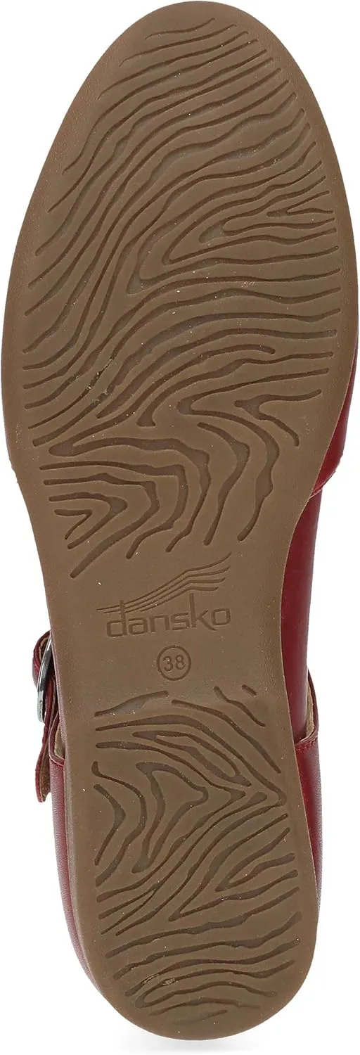 Dansko Liv D'Orsay Mary Jane Flats for Women - Arch Support, Soft Leather, Adjustable Buckle, All-Day Comfort, Quality Construction