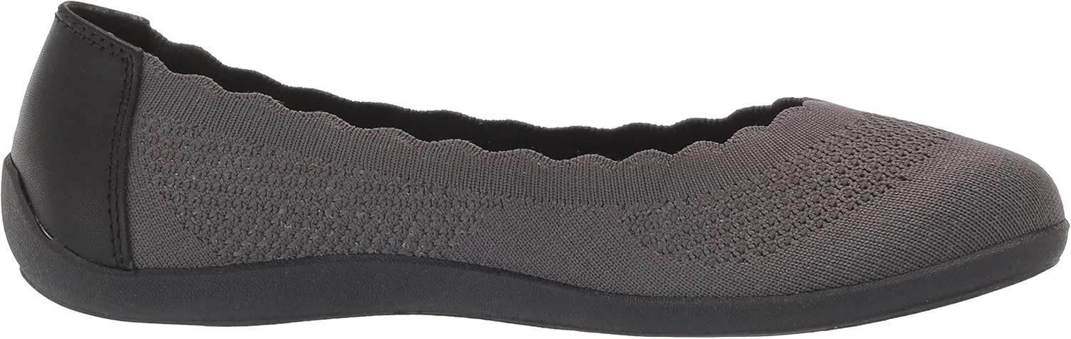 Dearfoams Women's Lightweight Washable Comfort Misty Ballet Flats