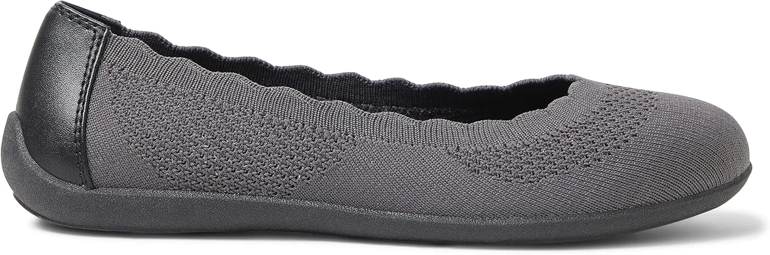 Dearfoams Women's Lightweight Washable Comfort Misty Ballet Flats