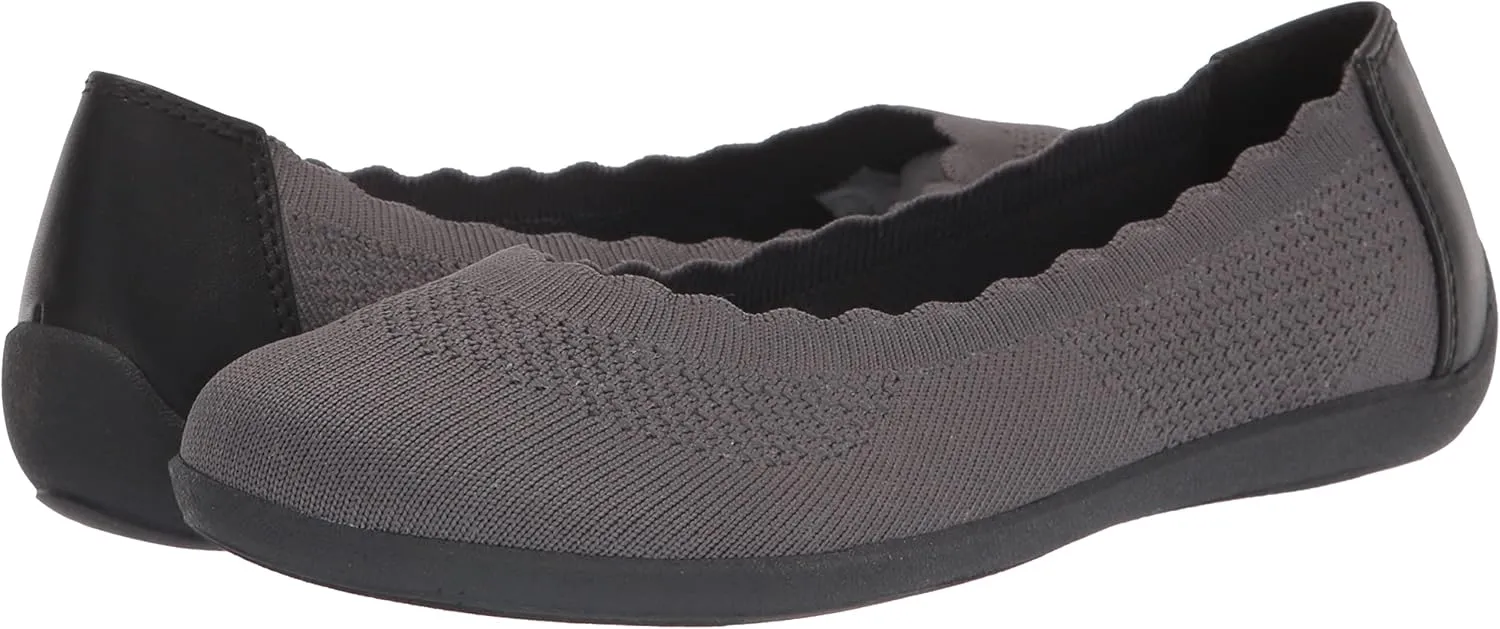 Dearfoams Women's Lightweight Washable Comfort Misty Ballet Flats