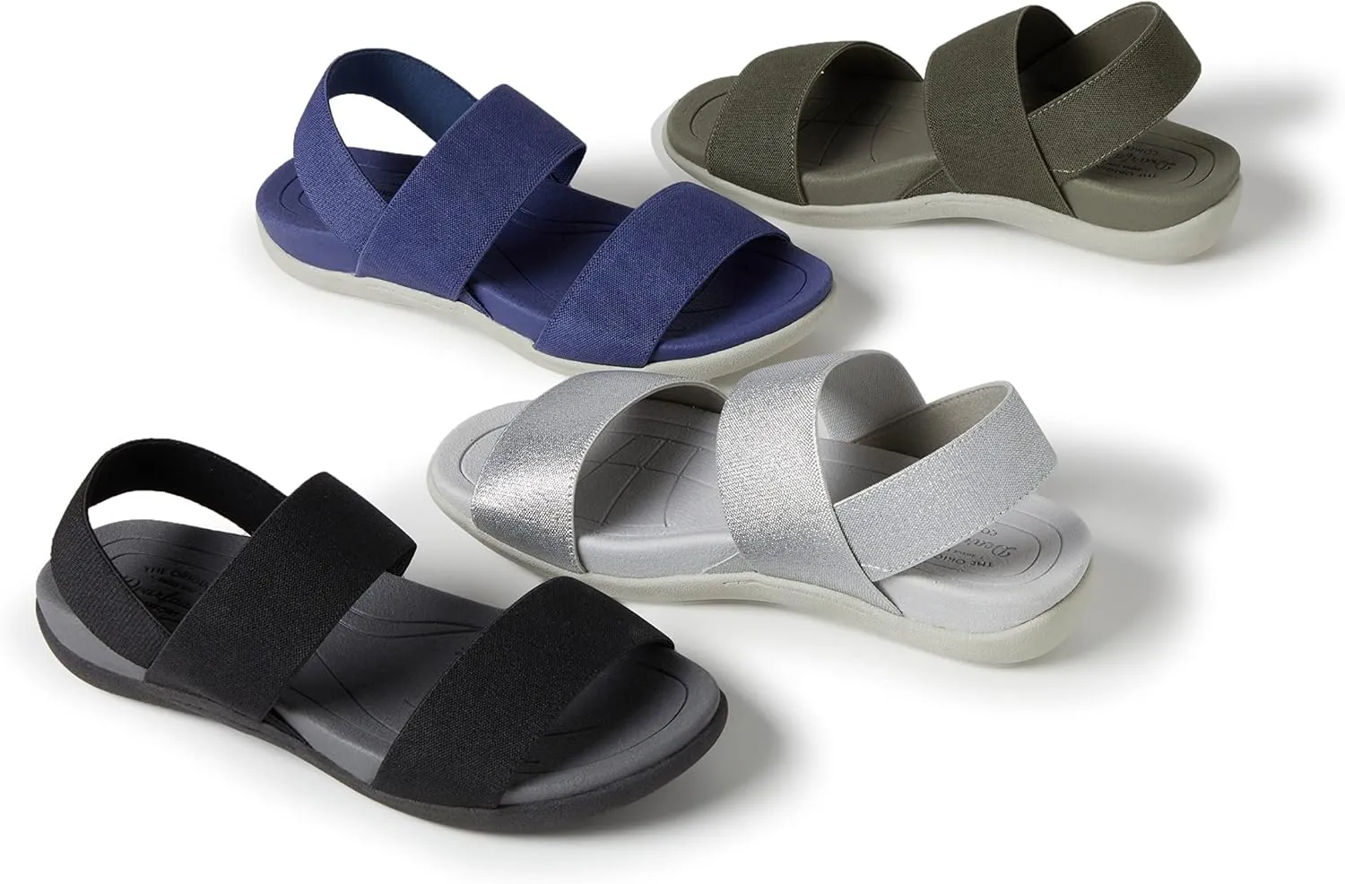 Dearfoams Women's Original Comfort Sloane Backstrap Casual Open Toe Sandal