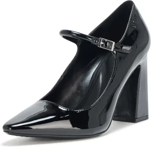 DKNY Women's Spruce Evening Closed Toe Mary Jane Block Heel Heeled Sandal