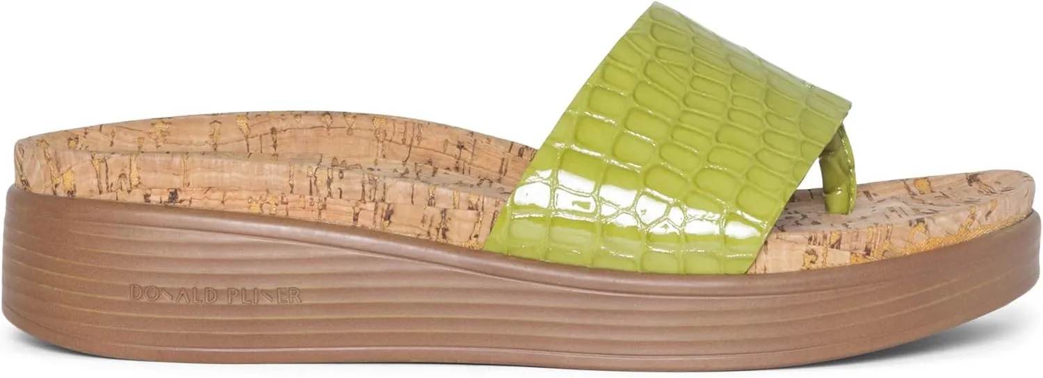Donald Pliner Women's Fifi Slide Sandals, Women's Summer Sandals, Women’s Shoes, Comfortable Open-Toe Casual Flats