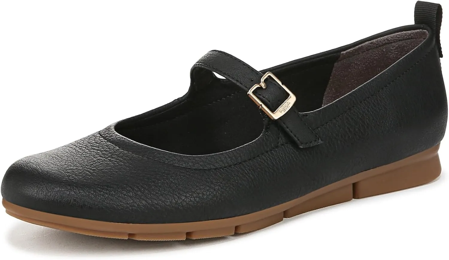 Dr. Scholl's Womens Timeless Jane Mary Jane Flat Black Gum 9 W