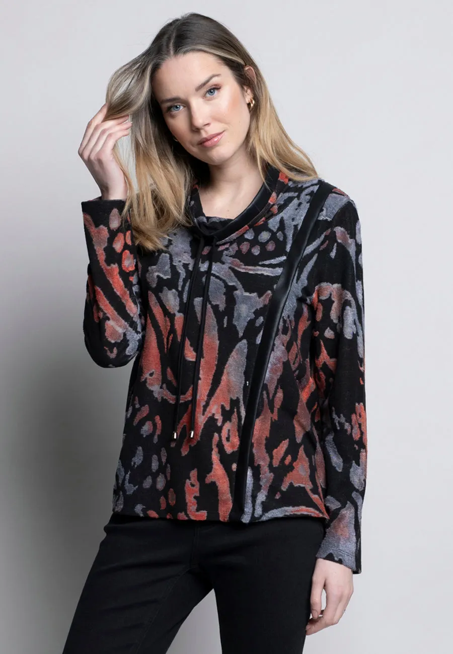 Drawstring Neck Top