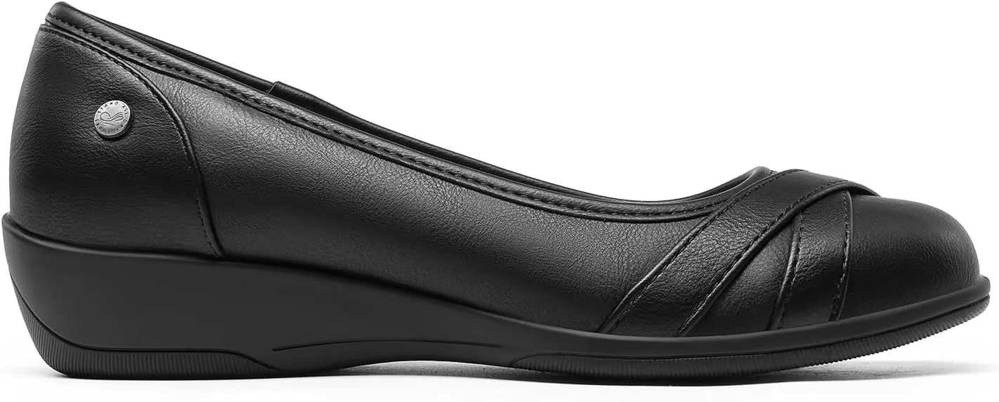 DREAM PAIRS Women's Ballet Flats Business Office Work Dress Shoes Comfortable Dressy Flats for Women