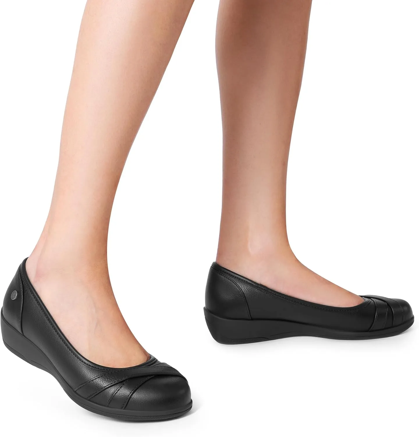 DREAM PAIRS Women's Ballet Flats Business Office Work Dress Shoes Comfortable Dressy Flats for Women