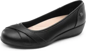 DREAM PAIRS Women's Ballet Flats Business Office Work Dress Shoes Comfortable Dressy Flats for Women