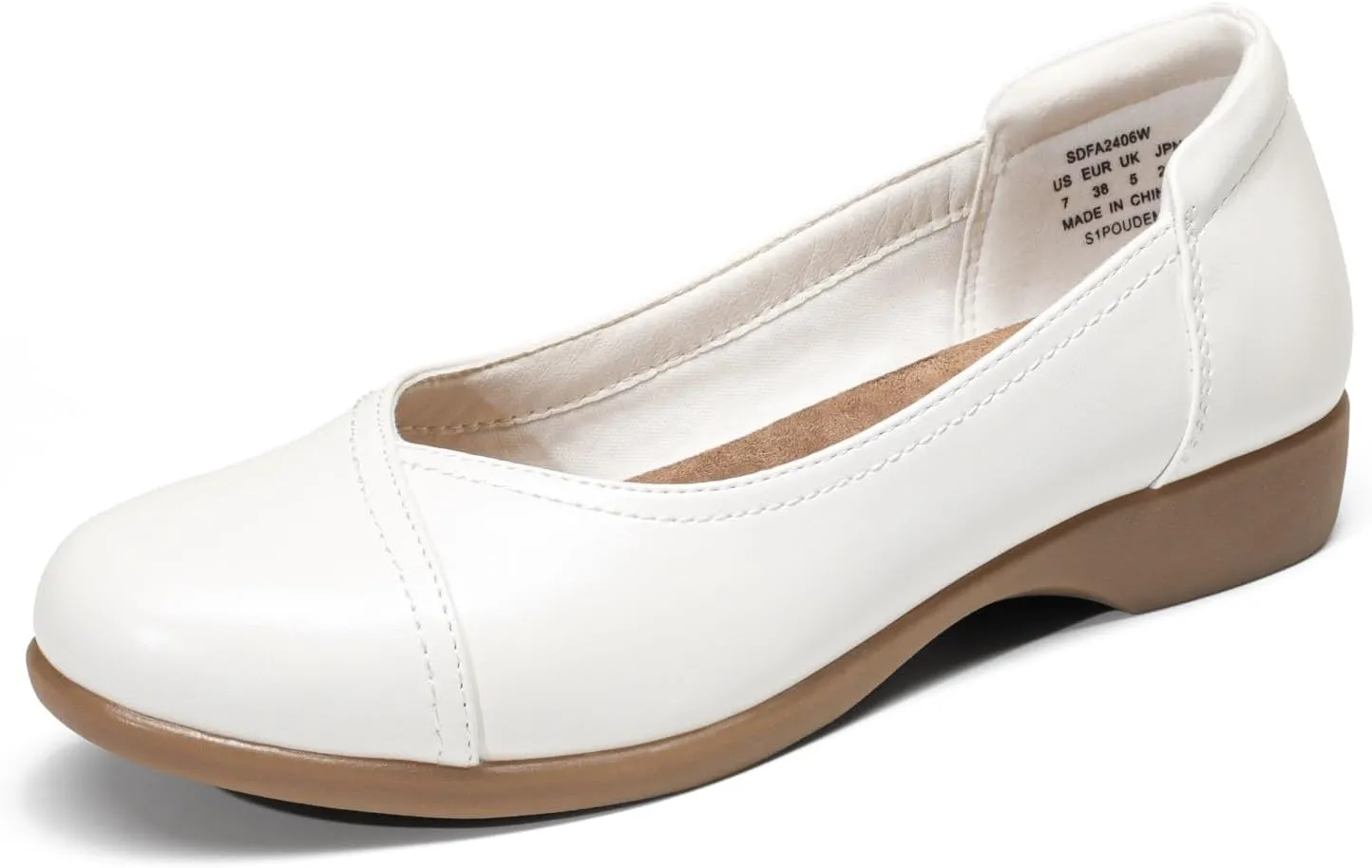 DREAM PAIRS Womens Ballet Flats, Comfortable Slip On Business Office Dress Shoes for Women Dressy and Work with 3D Molded Insole