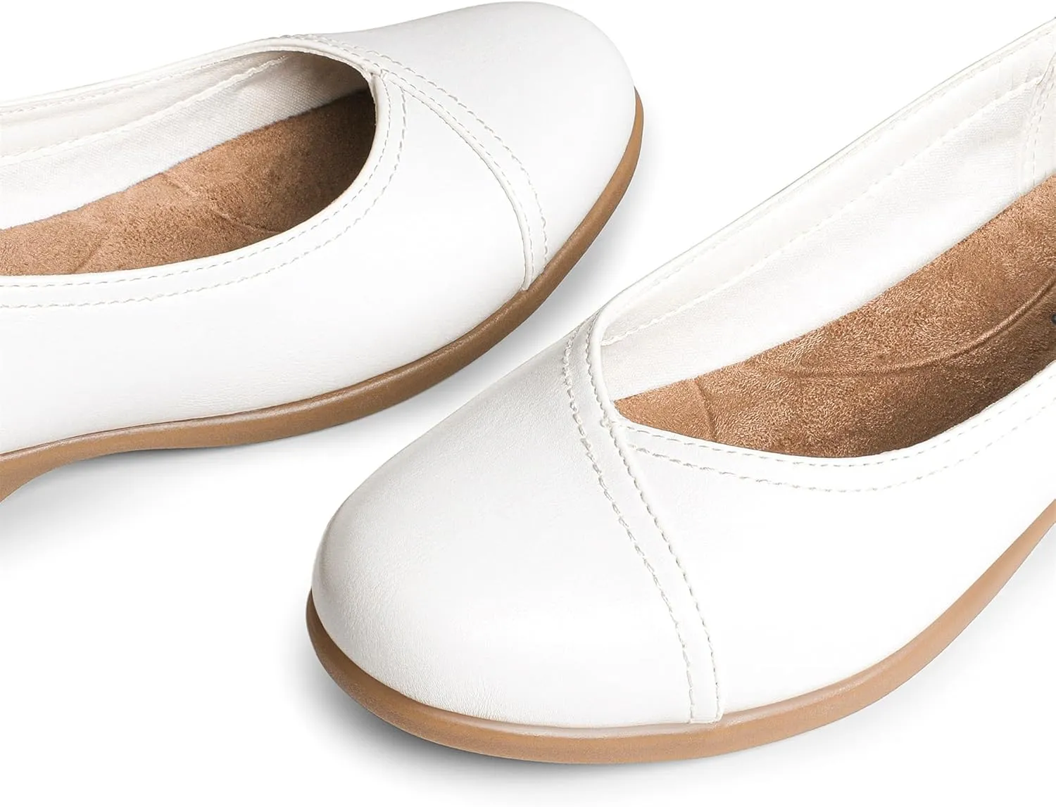 DREAM PAIRS Womens Ballet Flats, Comfortable Slip On Business Office Dress Shoes for Women Dressy and Work with 3D Molded Insole