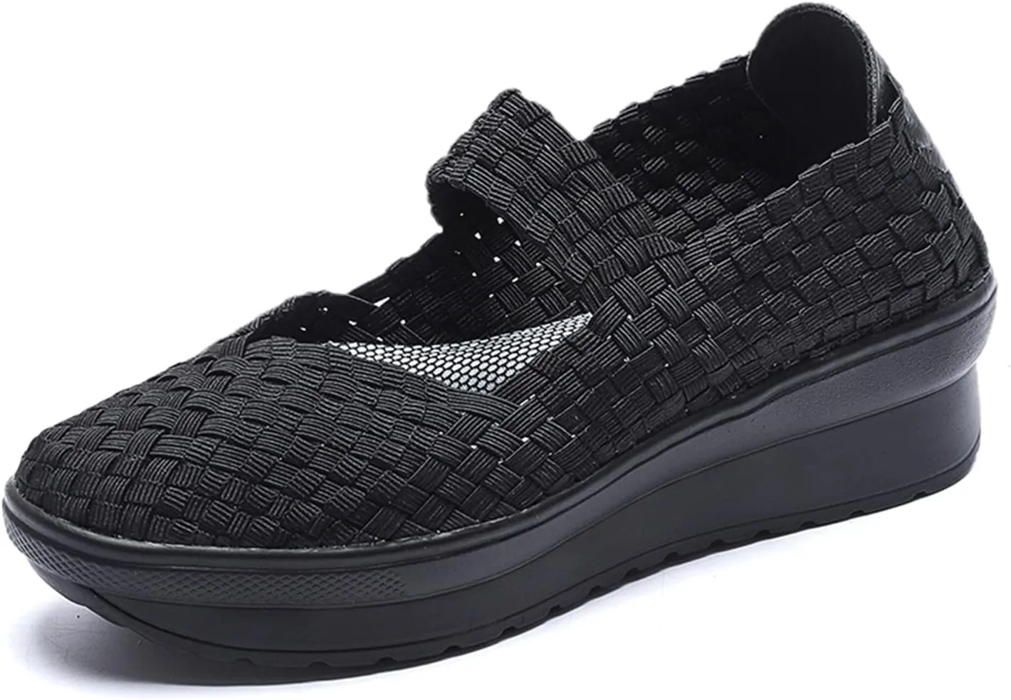 EnllerviiD Women's Wedge Mary Jane Sandals